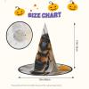 BGSHJVF Bee On Honeycomb Print Halloween Witch Hat Cosplay Caps Halloween Decoration Costume Accessories For Party view 3