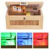 Masyrt Tiger Box Toy, Wooden USB Electronic Box Cute Tiger Funny Interactive Stress Relief Toy Desk Decoration view 3