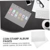 VILLFUL 10sheets Stamp Storage Album Pages Stamp Organizer for Collectibles Coin Collector Supplies and Gaming Cards No Outer Shell Coins view 3