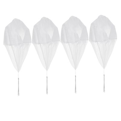 GARVALON 4pcs Boys and Girls Outdoor Parachute Toys Hand Throw Flying Toys for Toddlers Boys and Girls Parachute String for Outdoor Play Equipment