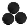 ABOOFAN 3pcs Wooden Doll Display Bases Round Miniature Stands for Crafts Black Pedestal Bases for Mini Dolls and Figures Stable Craft Decor view 1
