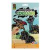 Pack of 10 dinosaur scratch magnets. view 1