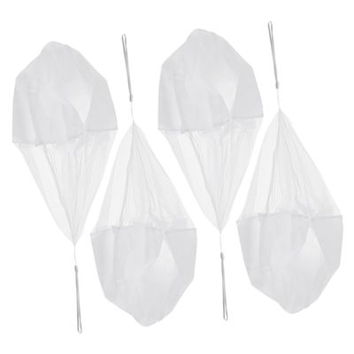 Hemoton 4pcs Hand Throw Parachute Toys for Boy Girl Outdoor Flying Plaything Lightweight Safe Easy to Use Parachute Boys and Girls