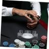 WOONEKY Rotating Poker Card Storage Stand with Smooth Surface Easy to Use Playing Card Holder for Home and Office for Game and Entertainment Venues view 4