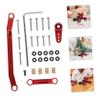 BRIGHTFUFU 1set Metal Steering Linkage Rod Kit for Axial Car Replacement Steering Rod Arm for Enhanced Control and Stability Car Repairing Parts view 3