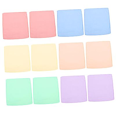 AOKWAWALIY 12pcs Children Dance Scarf Play Scarves Scarfs Veil Juggling Scarves Summer Silk Scarves Summer Scarves Silk Scarf for Hair Scarves for Play Rayon