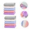 FAVOMOTO 10pcs Washcloths Boy Girl Bath Towels for Boy Girl Square Towels Fade Resistant Quick Dry Gentle Skin view 2