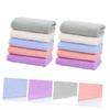 FAVOMOTO 10pcs Washcloths Boy Girl Bath Towels for Boy Girl Square Towels Fade Resistant Quick Dry Gentle Skin view 3