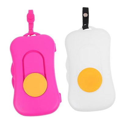 2pcs Refillable Wipes Case Portable PP Storage Box for Baby Wipes