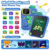 Sueseip Smart Phone for Kids Toys Age 4-6, Christmas Birthday Gifts Dinosaur Toddler Toys for Boys 5-7, Touchscreen Dual Camera Kids Cell Phone for Boys Age 8-10, with Games,SD Card,Screen Protector view 2