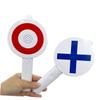 KOMBIUDA Double Sided Game Prop Board Sound Handheld Judges Paddles for Interactive Party Games Dry Erase Functionality for Teleconferences and Classroom Voting view 3