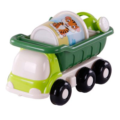Cavallino Beach Dump Truck with Bucket Set Green, 5pcs.