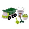 Cavallino Beach Dump Truck with Bucket Set Green, 5pcs. view 2