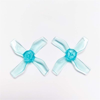 JNOEEDWN Propellers 16 Pcs / 8 Pair Drone Propeller/Fit for 1220 31mm 0.8mm/1mm Hole 4-Blade Propeller PC CW CCW Props 0703-1103 Electric Motors/Fit for FPV Micro Drone(8Pairs Blue 0.8mm)