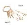 CONGARTENO Halloween Skull Finger Skeleton Bracelet for Cosplay Costume Parties and Festivals for Women Role Play and Themed Events view 2