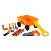 Cavallino Toys Cavallino Handcart 9-Piece Orange with Tools and Tree Trunks view 2