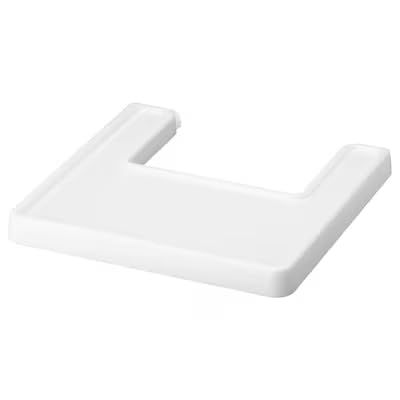 LuQiBabe Baby High Chair Tray Compatible with IKEA Antilop High Chair Baby Dining Feeding Tray for Baby Toddler - Made with Food-Safe Plastic (BPA BPS BPF Lead and Phthalate Free) - White
