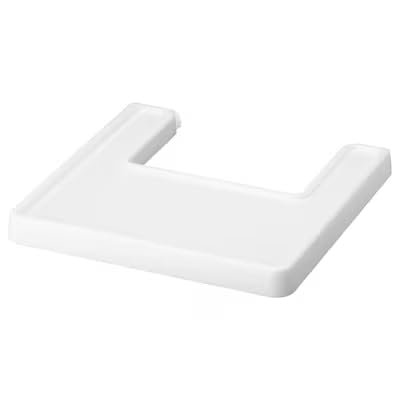 LuQiBabe Baby High Chair Tray Compatible with IKEA Antilop High Chair Baby Dining Feeding Tray for Baby Toddler - Made with Food-Safe Plastic (BPA BPS BPF Lead and Phthalate Free) - White
