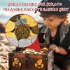 Byhoo 100 Pcs Metal Pirate Token Coins Set, Realistic Treasure Spanish Coins for Pirate Treasure Chest Treasure Hunt Cosplay Toy Board Game view 4