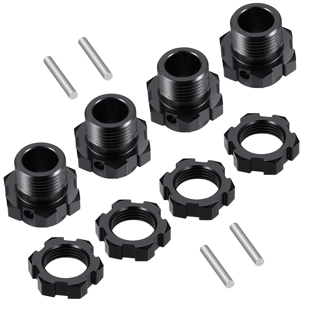 MOHERO 4Pcs RC Wheel Hex Hubs Adapter for 1/8 KRATON 6S V4 and V5 BLX RC Car Truck Upgrade Parts