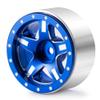 MOHERO 4Pcs 1.3 RC Beadlock Wheels for 1/18 TRX4M Redcat Ascent 1/24 SCX24 RC Crawler Car(Blue) view 4