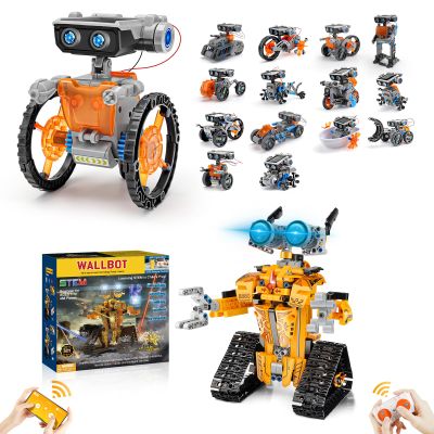 Sillbird Bundle - 2 Items STEM 15-in-1 and 12-in-1 Solar Robots & Remote & APP-Controlled Wall Robot