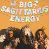 Big Sagittarius Energy Banner, Iridescent Foil Banner for Sagittarius Season Nov/Dec Birthday Party Decor, Astrology Party Supplies view 2