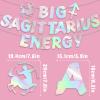 Big Sagittarius Energy Banner, Iridescent Foil Banner for Sagittarius Season Nov/Dec Birthday Party Decor, Astrology Party Supplies view 3