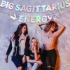 Big Sagittarius Energy Banner, Iridescent Foil Banner for Sagittarius Season Nov/Dec Birthday Party Decor, Astrology Party Supplies view 4