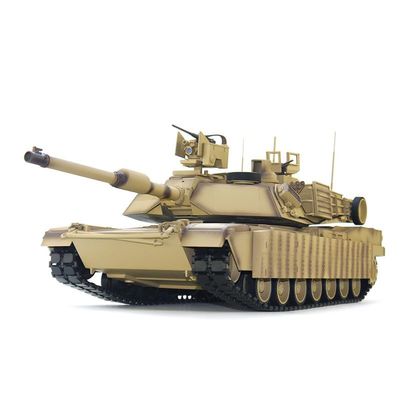 wheelfun 1/16 Tongde RC Infrared Battle Tank M1A2 SEP V2 Abrams Military Infrared Battle System Light Sound Somke Unit BB Shooting Airsoft Tank That Shoot