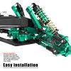 hopsupRC Shocks Absorber Damper&Drive Shaft Axles CVD Driveshafts&Suspension A Arms&Steering Block&Hubs Caster Blocks&Shock Tower&Links Toe Link&Bulkhead Upgrades Parts for 1/10 Slash 2WD (VXL).Green view 3