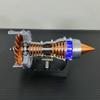 FunXylophy Turbofan Aircraft Engine That Works, Trent 900 Simulated Functional Turbofan Aircraft Engine Model Kit with LED Light (Rechargeable Version/50+PCS) view 2