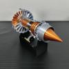 FunXylophy Turbofan Aircraft Engine That Works, Trent 900 Simulated Functional Turbofan Aircraft Engine Model Kit with LED Light (Rechargeable Version/50+PCS) view 3