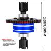 hopsupRC 46T Upgrades Part Differential Slipper for 1/8 Outcast/Kraton/Notorious 6s BLX,1/7 Mojave/Felony 6s BLX,#45 Steel Spur Gear Slipper Clutch Diff Gear Hops Up.Navy Blue view 3