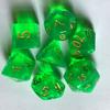 8pcs Ucubwfu Clear Acrylic Multi-Sided Dice Set, Roleplaying Tabletop Dice Set, Rounded RPG Dice view 2