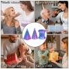 3PCS Impossible Cone,3D Printed Spiral Cone Fidget Toys,Impossible Pyramid Passthrough Sculpture,Stress Relieving Toys for Adults and Kids,Stocking Filler White Elephant Gifts(Light Purple) view 4