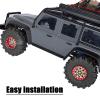 hopsupRC Aluminum 1.0 in Beadlock Wheel Rim for 1/18 TRX4M 1/24 SCX24 FCX24 RC Crawler Car,1.0 Wheel Tires Wheel Hub Rim Beadlock Wheel Rims Heavy Duty,Brown view 3