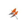 for DJI NEO Drone Flight Tail Quick Release Flying Tail Wing to Improve Flight Stability, Drone Fixed Support Decorative Accessories (Orange) view 2