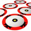 BARON OF DICE Objective Markers (Maltese Cross), Set of 6, 40k Compatible - Translucent, Acrylic Markers 40mm Inner Circle view 2