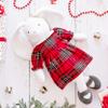 Havah The Bunny in Holiday Plaid Outfit view 4