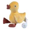 Tara The Duck Musical Plush Toy  Organic Baby Lullaby Soother | Soft OCS100 Certified Plush Duck with Pull-Tail Music Box | BPA-Free, Non-Toxic, Eco-Friendly Newborn Comfort Toy (0+ Months) view 1