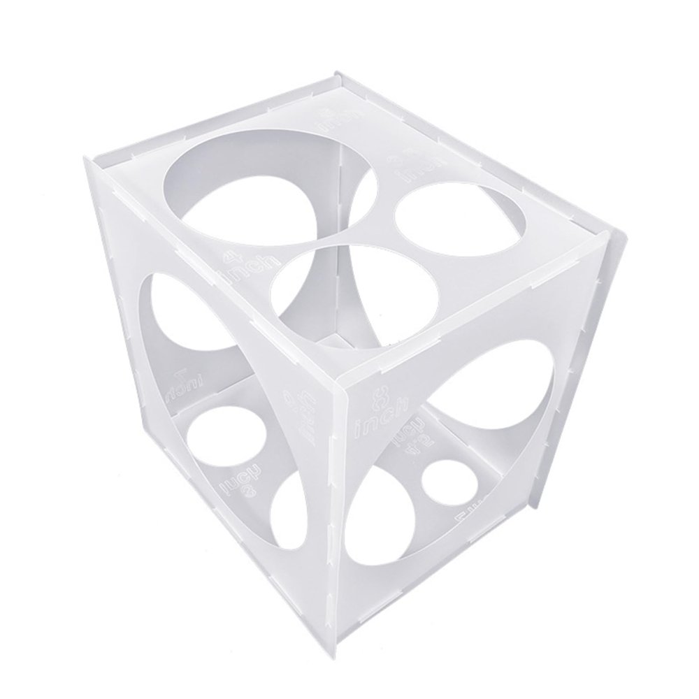 11 Holes Balloon Measurement Box 2-10In Balloon Sizer Cubes Balloon Measurement Tool For Wedding Party Decors