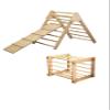 Montessori Climbing Cube and Triangle for Kids | Foldable Climbing Set | Indoor Activity Cube | Climbing Set with Cube and Triangle for Toddler | Foldable Wooden Jungle Gym (CUBE+TRI+RAMP L) view 1