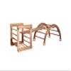 Montessori Climbing Cube and Triangle for Kids | Foldable Climbing Set | Indoor Activity Cube | Climbing Set with Cube and Triangle for Toddler | Foldable Wooden Jungle Gym (CUBE+ARCH+RAMP L) view 1