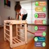 Montessori Climbing Cube and Triangle for Kids | Foldable Climbing Set | Indoor Activity Cube | Climbing Set with Cube and Triangle for Toddler | Foldable Wooden Jungle Gym (CUBE+ARCH+RAMP L) view 3