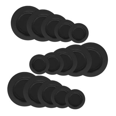 Hemoton 15pcs Round Rubber Plugs for Piggy Banks Bottom Stoppers for Saving Boxes Easy to Install Convenient Access