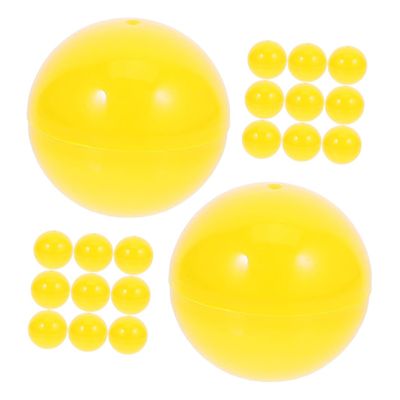 FELTECHELECTR 25pcs Lottery Drawing Balls Plastic Pong Balls Bulk Party Game Raffle for Lightweight and Portable