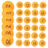 Parliky 30pcs Plastic Raffle Balls Bingo Balls Funny Lottery Raffle Party Game Bingo Numbers view 1