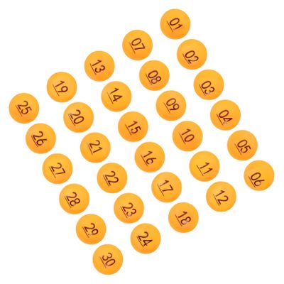 VILLFUL 30pcs Raffle Game Balls Fun Props for Party Games and Drawings Lightweight and Portable for Easy Use at Events Gatherings and Celebrations