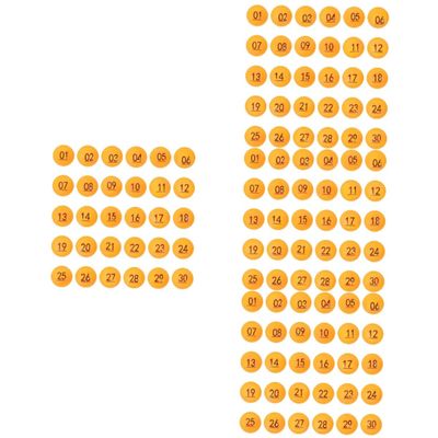 ABOOFAN 120pcs Raffle for Party Games Drawing Easy to Read Lightweight for Celebrations Events and Game